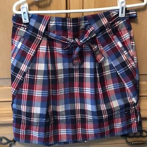 Tommy Hilfiger Plaid Mini Skirt
